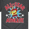 thumbnail image 3 of SpongeBob SquarePants - American All Star - Toddler And Youth Short Sleeve Graphic T-Shirt, 3 of 6