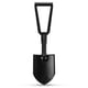 thumbnail image 1 of Pala plegable para acampar, pala militar, pala portátil para extinción de incendios, herramienta para zanjas con bolsa de almacenamiento para exteriores, talla M, color negro, 1 of 11