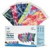 Kids Disposable Face Mask, 3-Ply with Ear Loop (50 Individually Wrapped) - Assorted Tie Dye