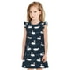 thumbnail image 1 of Balery Cartoon Swan Camisón de princesa para niñas, pijama de algodón con mangas abullonadas, suave y bonito.-Small, 1 of 6