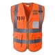 thumbnail image 2 of Alta Seguridad Seguridad Chaleco Uniforme XL Naranja Sunnimix Chaleco de seguridad para ropa de trabajo, 2 of 7
