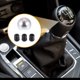 thumbnail image 3 of 1 Set 5cm Universal Shift Knob - Car Gear Shifter Knob Round Ball with 3 Adapter for 5 Speed Manual Transmission Vehicle - Aluminum Alloy Silver Tone, 3 of 6