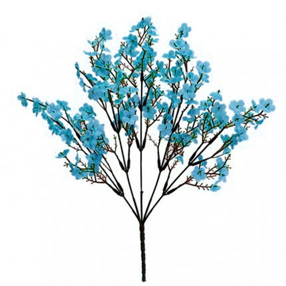 1Pc Simulation Gypsophila Handmade Realistic Faux Silk Flower Lifelike Fake Babysbreath for Indoor