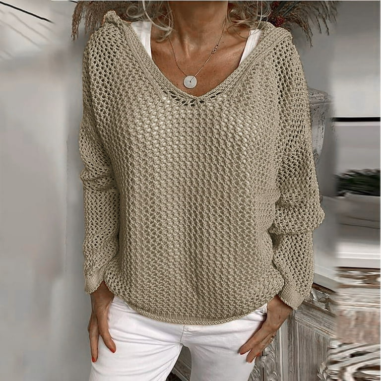 Open knit jumper sale
