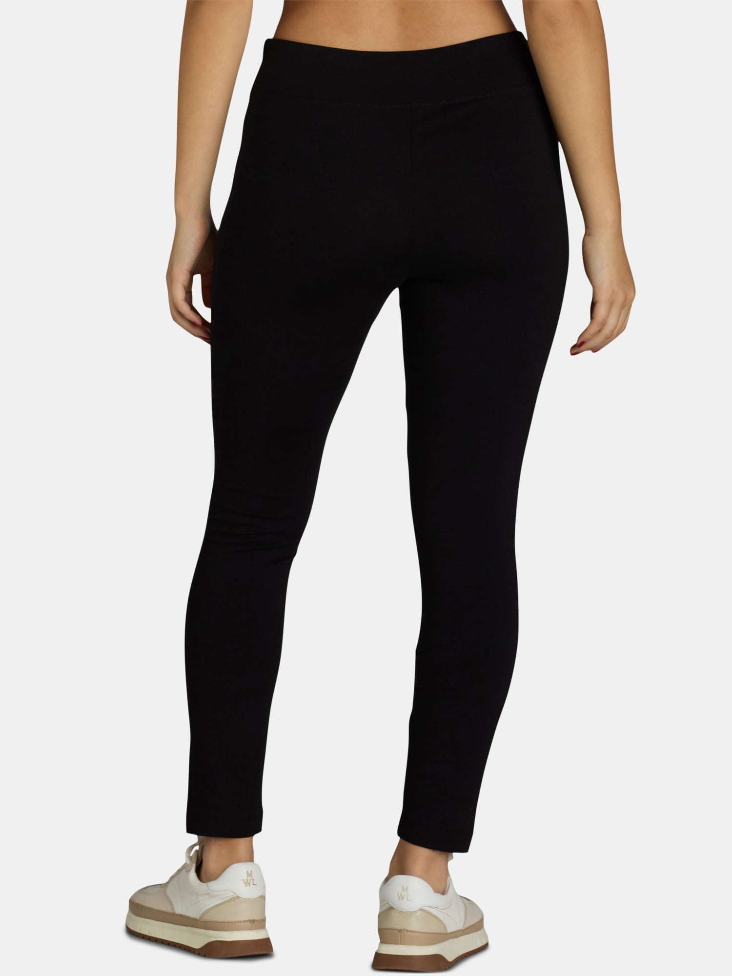 Time and Tru Women's Ankle Length Knit Leggings, 27" Inseam, XS-XXXL