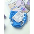 thumbnail image 2 of Nyeemya Toddler Baby Boys Girls Washable Swim Diaper Unisex Solid Color Swimming Trunks Infant Blue 70, 2 of 6