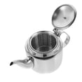 thumbnail image 4 of MasteelfCA 1pc Practical Drainer Kettle Stainless Steel Tea Kettle Water Bottle for Restaurant, 4 of 7