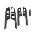 thumbnail image 4 of 7 Pcs Car Interior Door Handle Bowl Cover Trim Carbon Fiber Style Fit for Kia EV6, 4 of 10