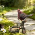 thumbnail image 4 of Statue d'Oiseau en Résine Ornement d'Arbre Extérieur, Matériau Résistant aux Intempéries et Imperméable, Conception Réaliste d'Intégration de Branches, Couleur Vibrante Résistante à la Décoloration, pour Déco de Cour, Jardin, Clôture d'Arbre, 4 of 6