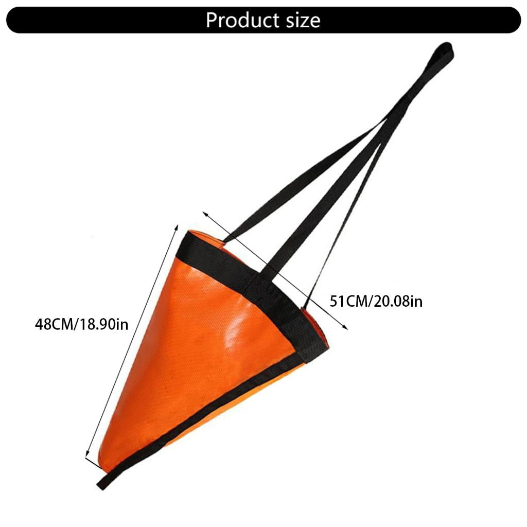 Yihuala PVC Sea Anchors Drogues Drifting Brake Suit Marine Kayak Drifts Rowing Boats Brake Anchors Inflatable Boats Accessories