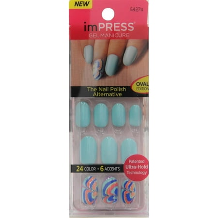 ImPRESS Press-on Nails Gel Manicure - Shocking