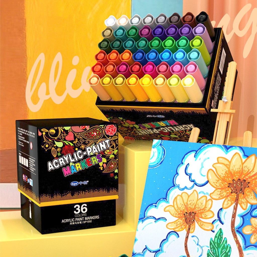 Acrylic Marker Water Quick Dry Acrylic Paint Pen Artist Art Marker For Scrapbooking Journaling Art Painting