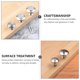 thumbnail image 3 of unbranded 12Ud Redondos Para Muebles De Inoxidable Plata Para Puertas Y Cajones, 3 of 8