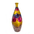 thumbnail image 1 of Genie Foiled & Lacquered Ceramic Scalloped Bottle Vase, 1 of 1