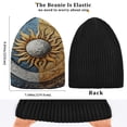 thumbnail image 4 of BZSMCE Winter Beanie Hats Warm Cozy Cap Celestial Harmony Pattern, 4 of 7