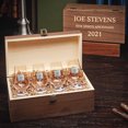thumbnail image 2 of Personalized Glencairn Whiskey Glasses Set with Regal Crest, 2 of 3