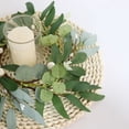 thumbnail image 7 of HuiXinOu 9.8in Spring Floral Wreath with Artificial Green Leaves Small Decorative Garland for Indoor Outdoor Party Wall Candlestick Table Decor, 7 of 7