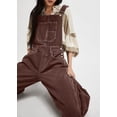 thumbnail image 3 of Datmelove Denim Overalls for Women Barrel Wide Leg Bib Baggy Jeans Adjustable Denim Romper Stretch Jumpsuit Y2K Pants, 3 of 5
