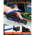 thumbnail image 5 of Coax Cable Crimper Kit Coaxial Cable Compression Tool Kit with Crimp Tool, 5 of 11