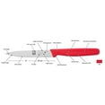 thumbnail image 5 of ICEL 4" Straight Paring Knife, Red, 5 of 7