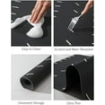 thumbnail image 3 of SIXHOME Black Bathroom Rugs Super Absorbent Non Slip Quick Dry Bath Mat for Bathroom Floor Rubber Backed Bathroom Mat Low Profile Dirt Resistant Bath Rug for Shower Sink Bathtub Bathmat 17"x24", 3 of 8