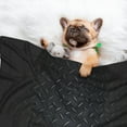 thumbnail image 2 of Dog Blanket Black Steel Soft Dog Blankets for Small Medium Dogs Pet Cat Puppy Blanket Mat Cover, 2 of 7