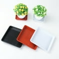thumbnail image 5 of Square Plant Drip Trays Plastic Plant Trays Plant Plate Water Catcher Flower Pot Tray Outdoor Indoor Garden Supplies BLACK 30 X 30CM/11.81X11.81INCH, 5 of 8