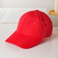 thumbnail image 4 of Juorvia Kids Sun Hat Baseball Cap Lightweight Breathable Mesh(10-16 Years,Red), 4 of 4