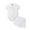 White, variant on Children's White Gentleman Set, Baby Boys 2-Piece Romper & Shorts Outfit
