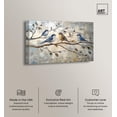 thumbnail image 2 of Ochre and Blue Birds Canvas Farmhouse Art by Art Remedy, Gallery Wrapped, 36" x 24", 2 of 7