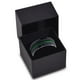 Tungsten Wedding Band Ring 10mm for Men Women Green Black Beveled Edge Brushed Polished Lifetime Guarantee – image 3 sur 4