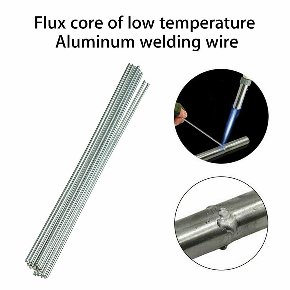1.6mm Aluminum Welding Rods, Multipurpose Copper Aluminum Repair Rods for Welding Alloy, Stainless, Galvanized Steel, 50Pcs