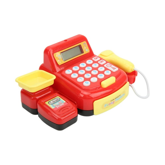Mini Juguete ANGGREK Caja Registradora para Niños Resistente A Caídas