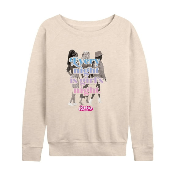 Barbie - Every Night Is Girls Night - Women's Lightweight French Terry Long Sleeve Shirt