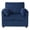 Gray, variant on Leumius Corduroy Accent Chair, Modern Upholstered Single Sofa Armchair with 2 Pillows and Side Storage Pockets,Comfy Oversized Reading Chair for Living Room, Bedroom, Apartment,Gray