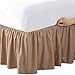 thumbnail image 3 of Bed Skirt FRE34414MOCH02 14 in. Ruffled Bed Skirt  Mocha - Full, 3 of 4