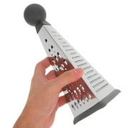 Luxshiny Triangular Stainless Steel Cheese Grater Box for Versatile Kitchen Use