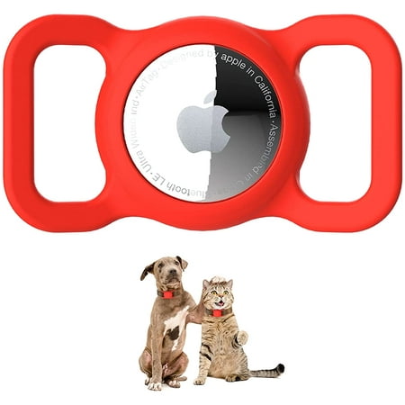 LiZHi Étui Compatible pour Air Tag, Apple Airtag Collier de Chien Suivi GPS  Chien Chat Pet Boucle Airtags Accessoires, Protection