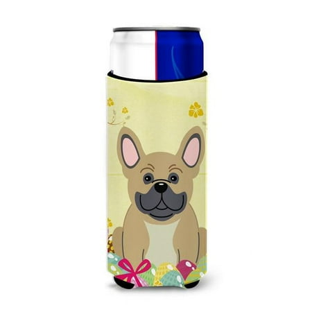 

Easter Eggs French Bulldog Cream Michelob Ultra Hugger for Slim Cans