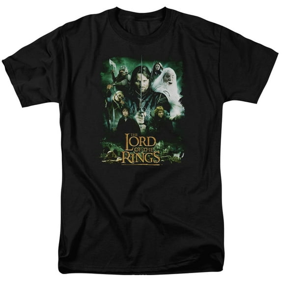 Lord of the Rings Hero Group S/S Adult 18/1 T-Shirt Black