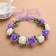 thumbnail image 1 of Nvzi Diademas de flores para mujer, corona de flores para novia, suministros para fiestas de bodas, guirnaldas florales, corona para el cabello, diademas florales, A22, 1 of 5