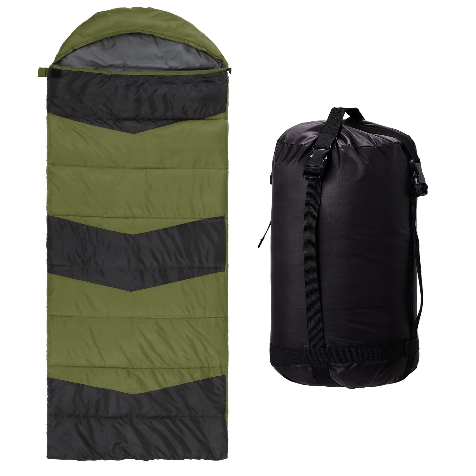 USB Heated Rectangular Sleeping Bag, 190T Polyester Waterproof Ultralight Sleeping Bag, 3-Level Temperature Control Sleeping Bag for Camping Hiking Backpacking RV Travel Indoor Outdoor Use