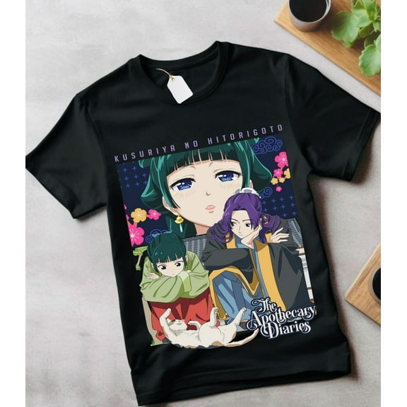kusuriya no hitorigoto maomao T-shirt Kawaii Short Sleeve Waifu Girl Gift Shirt