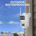 thumbnail image 7 of 4MP Outdoor Surveillance Camera Dual Lens Dual Screen AI Auto Tracking IP Video Wifi PTZ Camera CCTV Two Way Audio ICSEE, 7 of 7