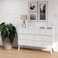 thumbnail image 3 of Prepac Milo Mid Century Modern 7-Drawer Dresser, White, 3 of 11