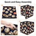 thumbnail image 4 of Baseball Foldable Storage Cubes with Handle, 10.8"x10.5"x10.6", Large Capacity - Storage Basket for Clothes Storage, 4 of 6
