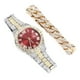 thumbnail image 1 of Reloj Juego de Pulsera de Reloj con Esfera de Cuarzo de Mano de Obra Fina para Regalo ANGGREK Otros, 1 of 8