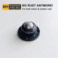 thumbnail image 3 of Updated Self Adhesive Caster Wheels 4 Pack, Stick On Wheels, 3 of 5