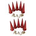 thumbnail image 2 of 10pcs Remaches de Puntas Clavos de Cono para Decoración Bolsas de Bricolaje rojo Hugo Cone Stud Rivet, 2 of 9