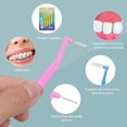 thumbnail image 5 of L-Shaped Interdental Brush Set 5PCS Dental Floss Picks Plaque Remover Teeth Cleaning Brush Tooth Gap Cleaner for Orthodontic Care and Oral Hygiene, 5 of 5